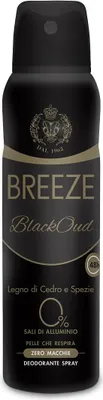 Produktbild von Breeze Black Oud deo 150 ml Unisex deodorant ohne Aluminiumsalze