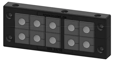 Zdjęcie produktu dla Listwa kablowa ICOT 42241 KEL24/10 dla 10 przepustów