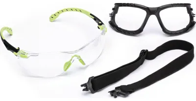 Zdjęcie produktu dla 3M Schutzbrille Solus 1000-Set EN 166,EN 170,EN 172 Bügel grün,Scheiben klar PC 3M (S2SGAFKT)