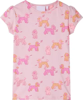 Immagine prodotto di Pigiama da Bambina a Maniche Corte Rosa Chiaro 128