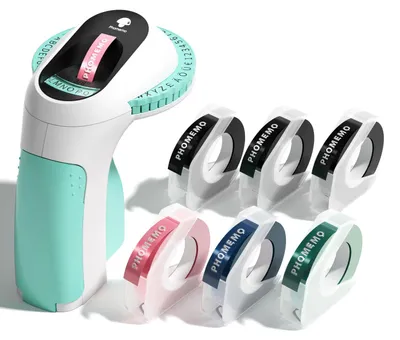 Productafbeelding van Phomemo E975 Embossing Label Maker - Groen