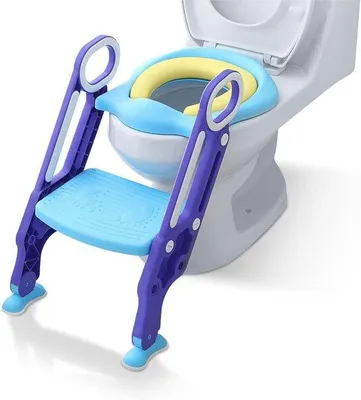 Productafbeelding van Famanu toilet trainingsstoel voor kinderen met trap - Verstelbare hoogte en antislip ontwerp
