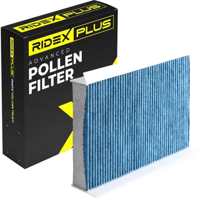 Produktbild von RIDEX PLUS 424I0516P Innenraumfilter Pollenfilter für VW GOLF PLUS (5M1, 521) Aktivkohle