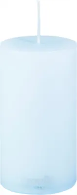 Produktbild von Stumpenkerze Hellblau, Ø 50 x 100 mm - Brenndauer ca. 28 Stunden