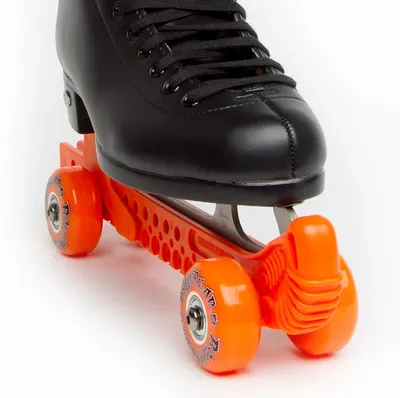 Produktbild von Rollergard Kufenschoner mit Rollen für Eiskunstlauf