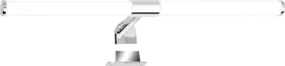 Produktbild von Briloner Sala LED Spiegelleuchte Bad, 2 in 1 Montage, IP44 Spritzwasserschutz, Klemmbar, Schraubbar, Chrom, 55 x 12 x 5,5 cm
