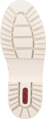 The image shows the sole of a shoe against a white background.