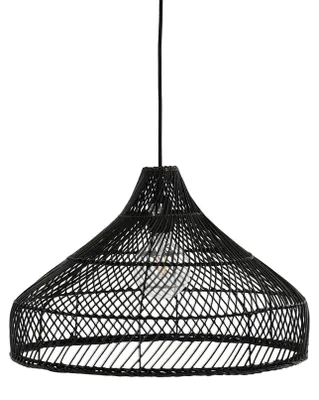 Productafbeelding van Pomax Linea hanglamp, zwart, Ø 50 x H 30 cm