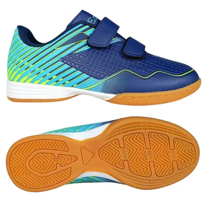 Produktbild von Jungen Hallenschuhe Kinder Fußballschuhe Indoor Sportschuhe in Dunkelblau Ajos Gr.32