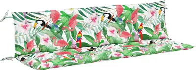 Obrázok produktu pre vidaXL Vankúše na záhradnú lavicu 2 ks. Viacfarebné 200x50x7 cm Látka