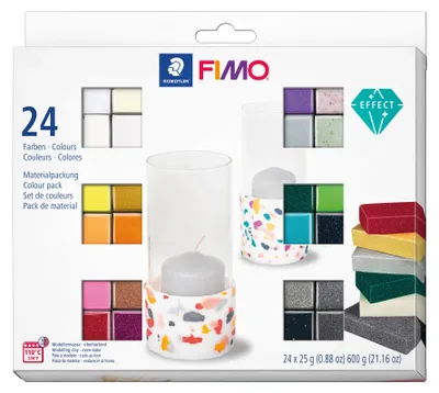Produktbild von FIMO EFFECT Modelliermasse-Set 24er Set