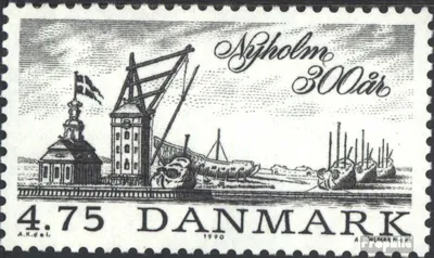 Produktbild von Briefmarken Dänemark 1990 Mi 976 (kompl.Ausg.) postfrisch Hafen Nyholm