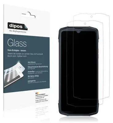 Produktbild von 2x Schutzfolie für Cubot King Kong Star 5G matt - Anti-Shock 9H Folie dipos Glass Kunststoffglas