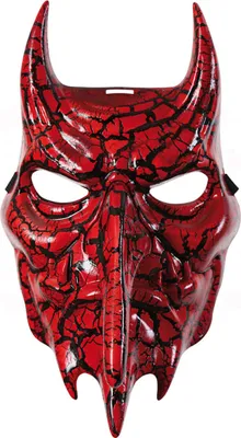 Produktbild von Halbmaske Teufel Horror mit Gummiband Halloween Karneval Fasching Party