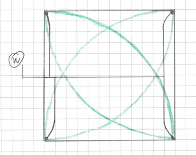 Produktbild von Rasenset Quadratisch 4,5 m - 8 m Seitenlänge