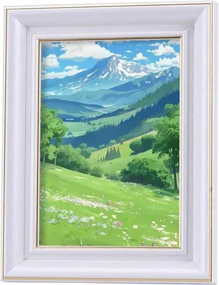 Immagine prodotto di Cornice antica 13 x 18 cm, 5 x 7 pollici, decorazione da tavolo e da parete, bianca, regalo per famiglie e matrimoni