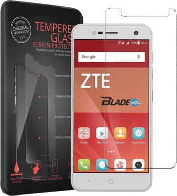 Produktbild von 2x Conie Glasfolie für ZTE Blade V8 Mini Displayschutz Folie Panzer Glas Premium Schutzfolie Set Blasenfrei