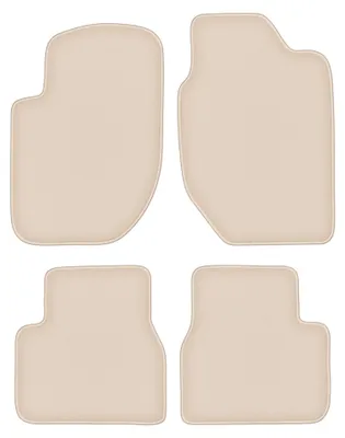 Productafbeelding van Velours automatten voor Land Rover Freelander I 1996-2006 (SUV) – 4-delig, beige, op maat – Wielganizator FORTUNA