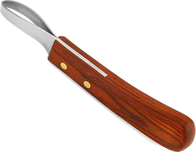 Produktbild von Hochwertiges Hufmesser aus Edelstahl mit Handschlaufe – Hufmesser, Werkzeug für Hufeisenarbeiten bei Pferden