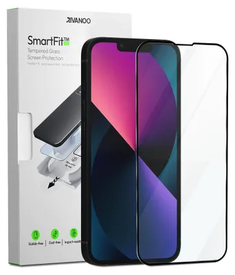 Obrázek produktu pro 1-balení iPhone 13 Ochranné sklo na displej - Tvrzené sklo | [Automatická instalace] - Bez bublin