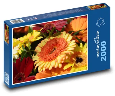 Produktbild von Puzzle 2000 Frühlingsblumengarten - martinpuzzle