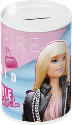 Immagine prodotto di Salvadanaio in metallo Barbie 10 x 15 cm