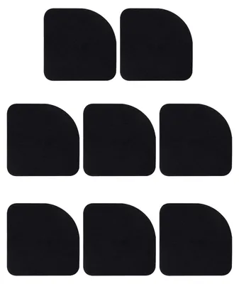 Zdjęcie produktu dla Podkładka antypoślizgowa pod pralkę - Podkładka antywibracyjna - 7,7 x 7,7 x 0,6 cm - Zestaw 8 szt. - Czarna