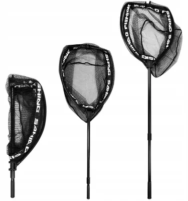 Produktbild von Kescher Sahido EDGE NET 181 x 55 cm faltbar teleskop gummiert schwarz
