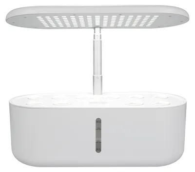 Produktbild von 10 Pods Hydrokultur-Anbausystem für den Innengarten mit LED-Pflanzenwachstumslicht, Pumpensystem, Samenkapsel-Kit, Wachstumsschwämme, Wachstumskörbe, AB-Nährstofflösung