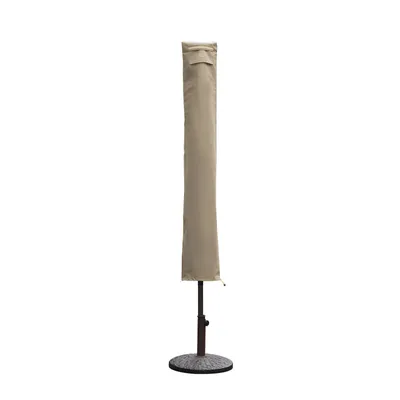 Immagine prodotto di Telo parasole Sekey per ombrellone da 180cm / 200cm, in Oxford 600D, con chiusura a zip, color tortora