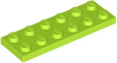 Produktbild von Lego® 2x6 Platte 3795 - 100 Stück Lime