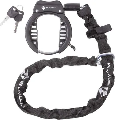 Productafbeelding van Famanu fietsenrek, 70 mm doorgangsbreedte - zwart