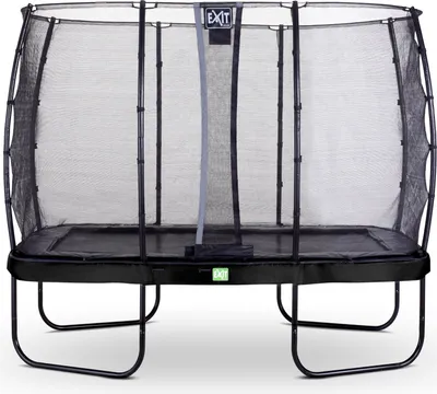 Zdjęcie produktu dla EXIT Elegant Trampolina 214x366cm, z Siatka, Prostokątna, Czarny