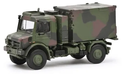 Produktbild von Schuco 452683103 - 1:87 Unimog U5023 Funkcontainer - Neu