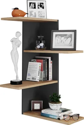 Immagine prodotto di Holz Wandregal Eckregal Regal Balos