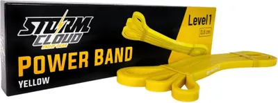 Image de Bande de résistance StormCloud Training Power Band jaune niveau 1