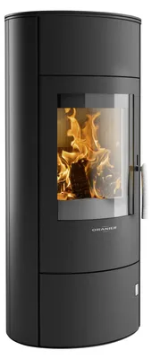 Produktbild von Oranier | Kaminofen | Polar W+ 2.0 | 6,5 kW | Stahl Schwarz