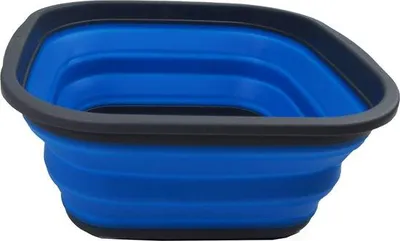 Productafbeelding van Famanu Inklapbare kom, grijs/blauw - 5,5 liter