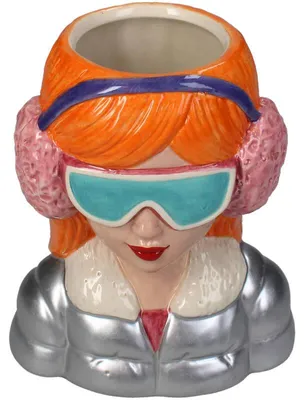 Image de Collection HD, Vase "Fashion Lady", Dolomite, Multicolore, 13,8 x 9,2 x 16,5 cm