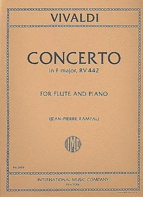 Produktbild von Concerto F major RV442 for flute and piano
