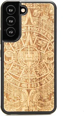 Produktbild von Holzhülle für Samsung Galaxy S22 AZTEC CALENDAR ANIEGRE
