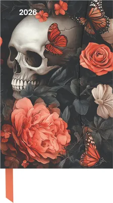 Produktbild von Skull 2026 - Diary - Buchkalender - Taschenkalender - 10x15