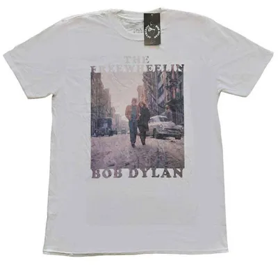 Obrázek produktu pro Bob Dylan The Freewheelin' White L Tričko