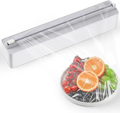 Productafbeelding van Folie - Aluminium dispenser voor aan de muur - Magnetisch zuigen - Upgrade - Dispenser voor tinpapier - Aluminiumfolie met scherpe snijmachines