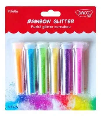 Produktbild von Bastelzubehör - Regenbogen-Glitzerpuder PU606