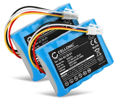 Produktbild von CELLONIC 2x Akku für Werkzeug Kompatibel mit Gardena Sileno, Kompatibel mit Husqvarna R100Li, R100Lic, 589586201 - (2600mAh, 18.5V)