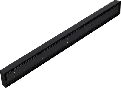 Produktbild von Luftleiste Open Air 8 mit Putzträgerplatte, 1.000 x 80 mm, schwarz