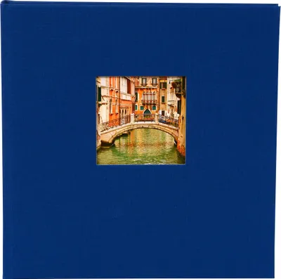 Produktbild von Goldbuch Fotoalbum mit Einsteckhüllen „Bella Vista“, blau, für 200 Fotos im Format 10 x 15 cm, Leinenbindung
