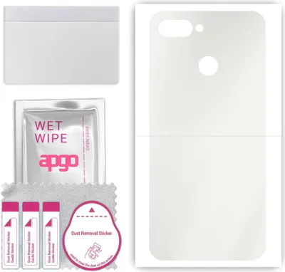 Produktbild von apgo Rückseite Schutzfolie, Matt, kompatibel mit Oppo A11k, Hinten Hydrogel-Displayschutzfolie mit Positionierhilfe, kratzfest, einfache Montage