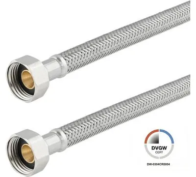 Produktbild von veporit Flexschlauch 1/2 IG x 1/2" IG x 600 mm DVGW "